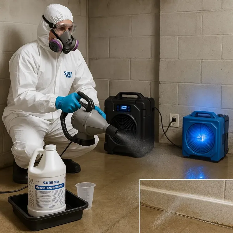 Sanitization and Odor Removal process in Mechanicsville, MD